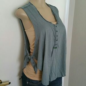 *Sale* NWT Free people open tie side tank top
